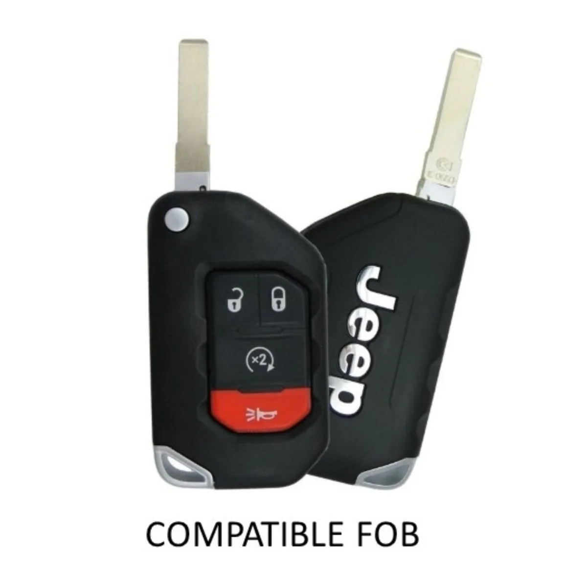 AJT Design Key Fob for Jeep Wrangler JL (2018-2024) - Image 3