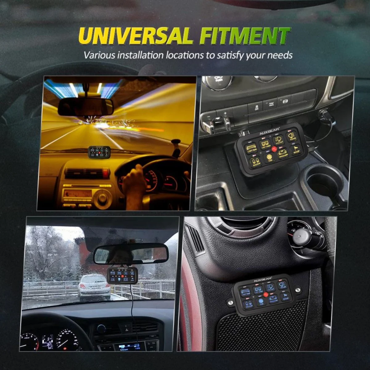 Auxbeam RGB 8 Gang Switch Control Panel with Bluetooth Control - Image 14