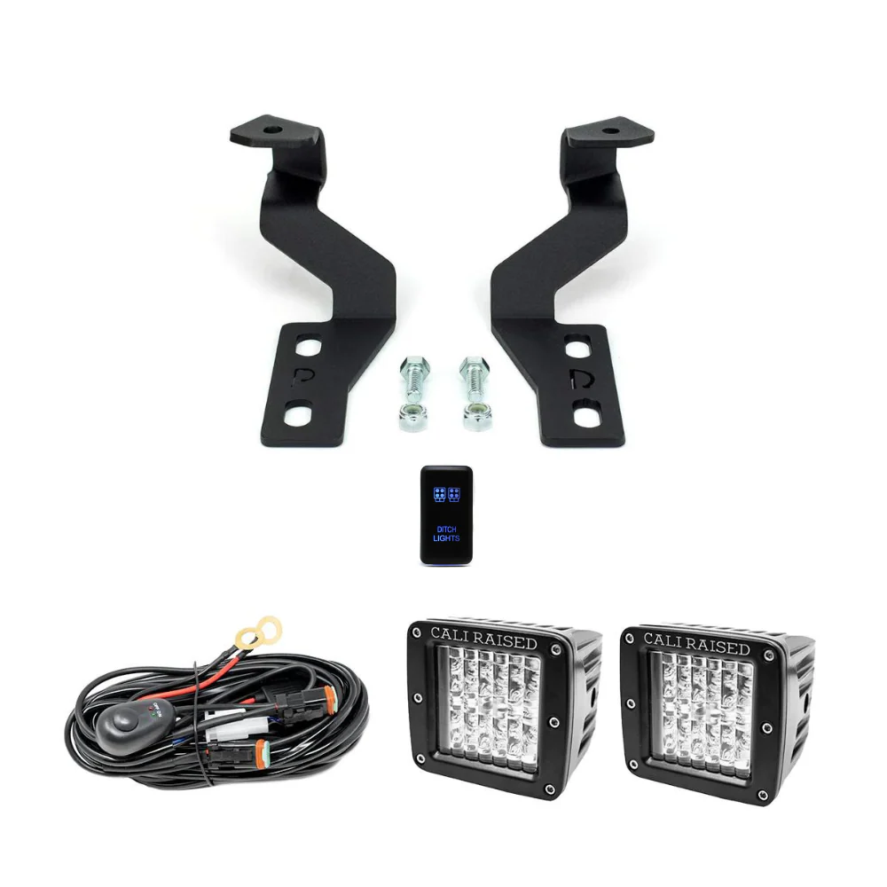 Cali Raised Low Profile Ditch Light Brackets Kit for 4Runner (2003-2009) - Image 10