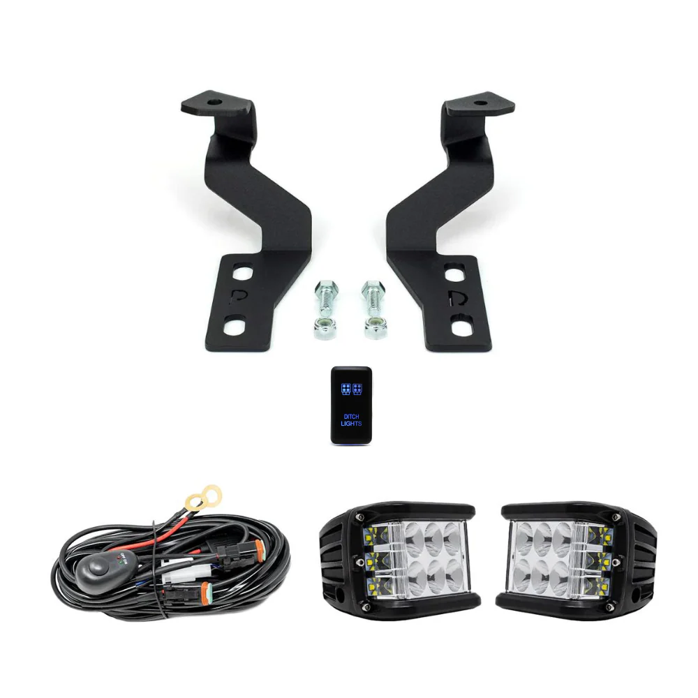 Cali Raised Low Profile Ditch Light Brackets Kit for 4Runner (2003-2009) - Image 12