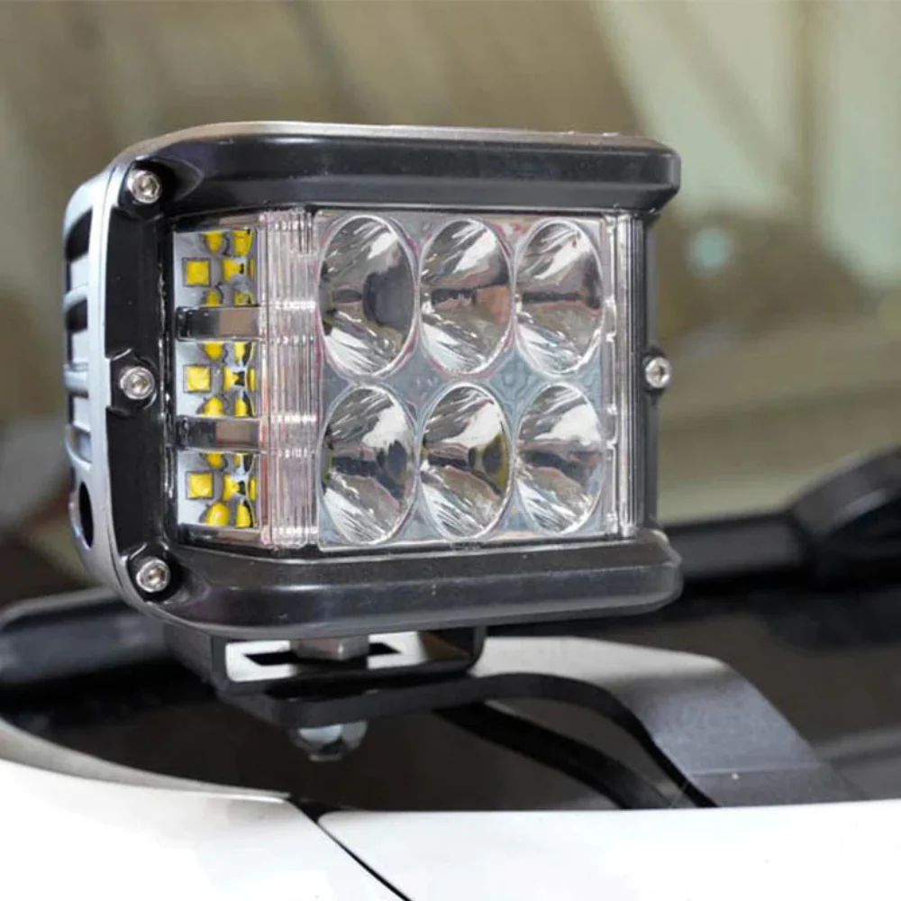 Cali Raised Low Profile Ditch Light Brackets Kit for Lexus GX 460 (2010-2022) - Image 6
