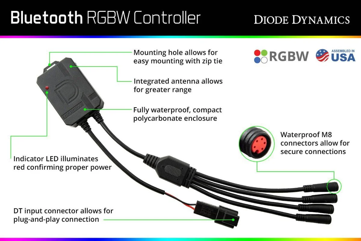 Diode Dynamics RGBW Multicolor LED Underglow Kit - Image 10
