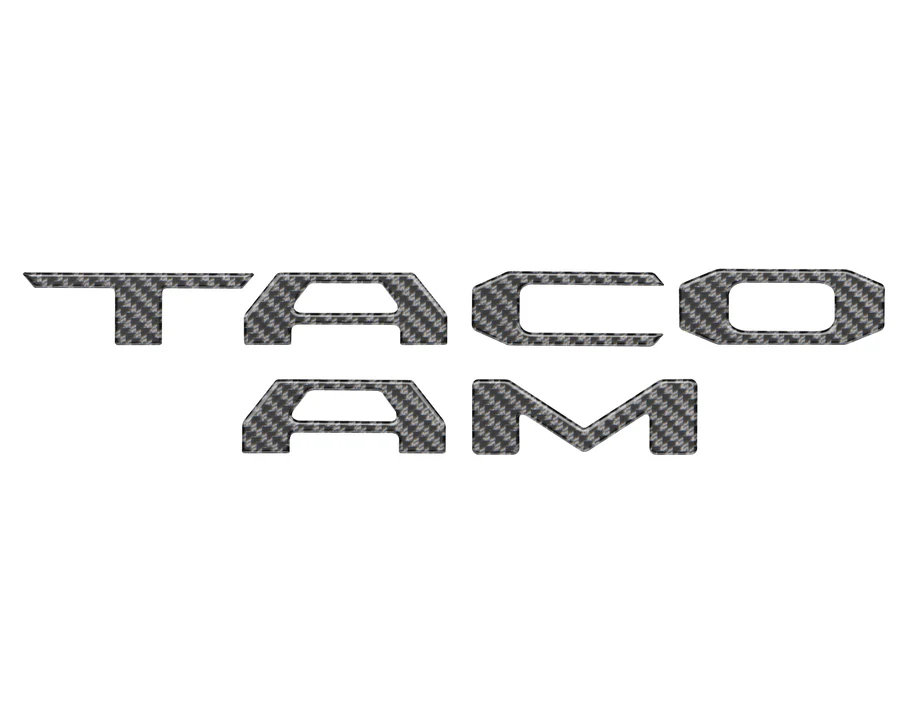Tufskinz Bed Rail Letter Overlays for Tacoma (2024-2025) - Image 3