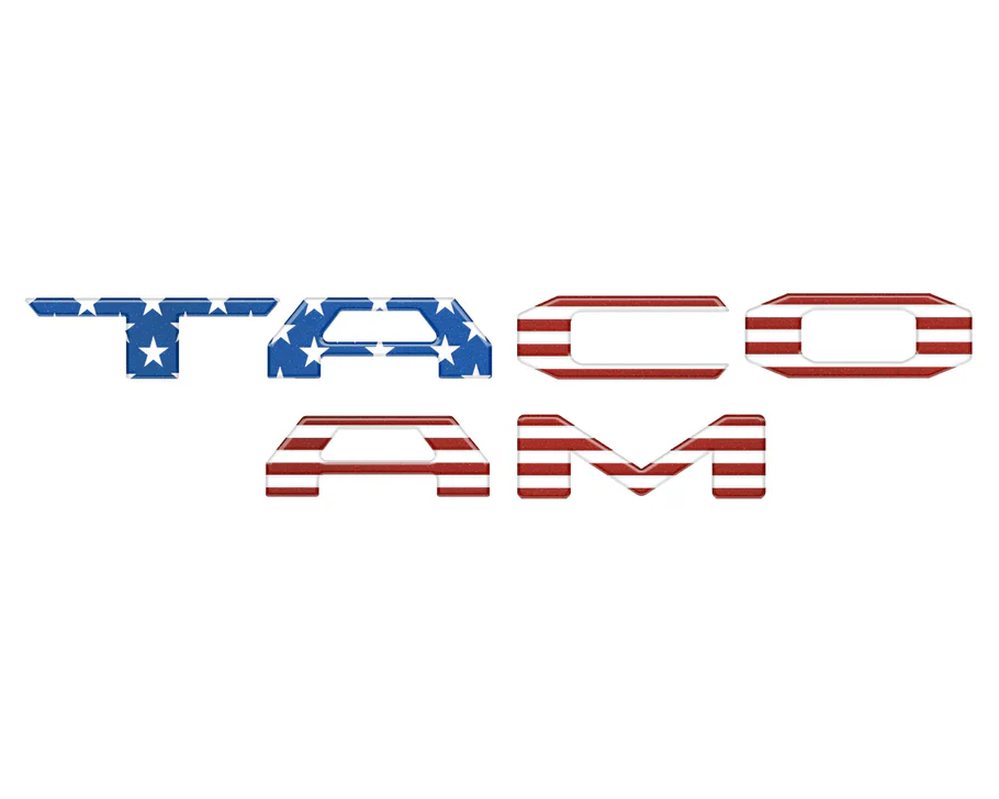 Tufskinz Bed Rail Letter Overlays for Tacoma (2024-2025) - Image 4