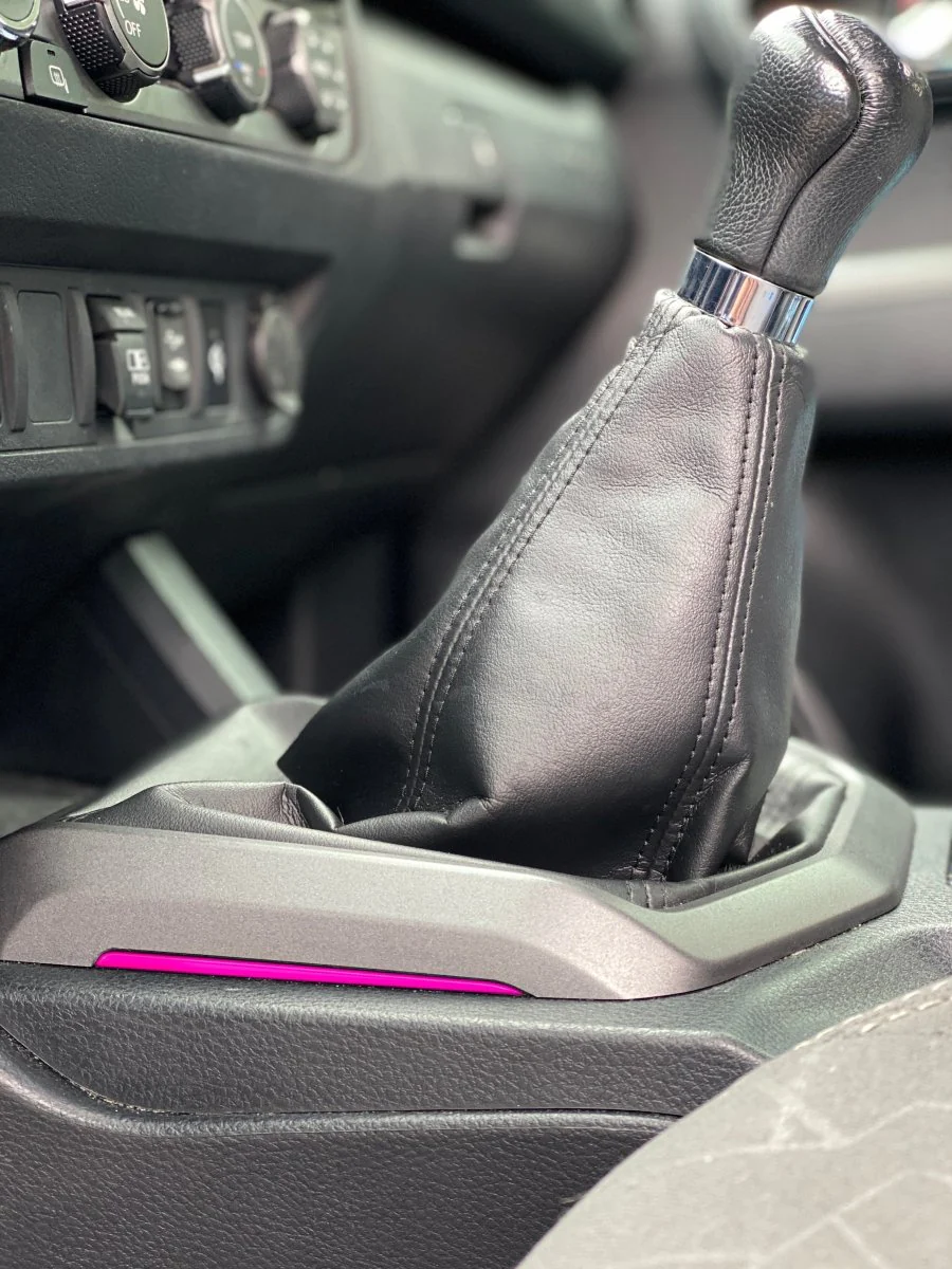 Tufskinz Side Center Console Line Inserts (Manual) for Tacoma (2016-2023) - Image 14